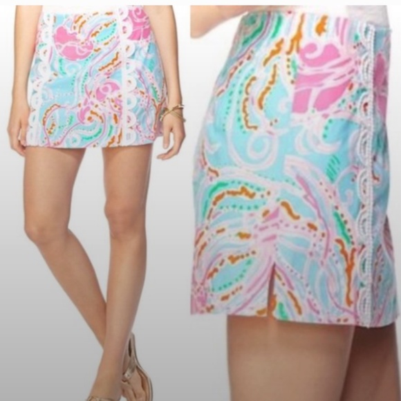 Lilly Pulitzer Pants - Lily Pulitzer Jellies be Jammin' Marigold Skort Sz. 4